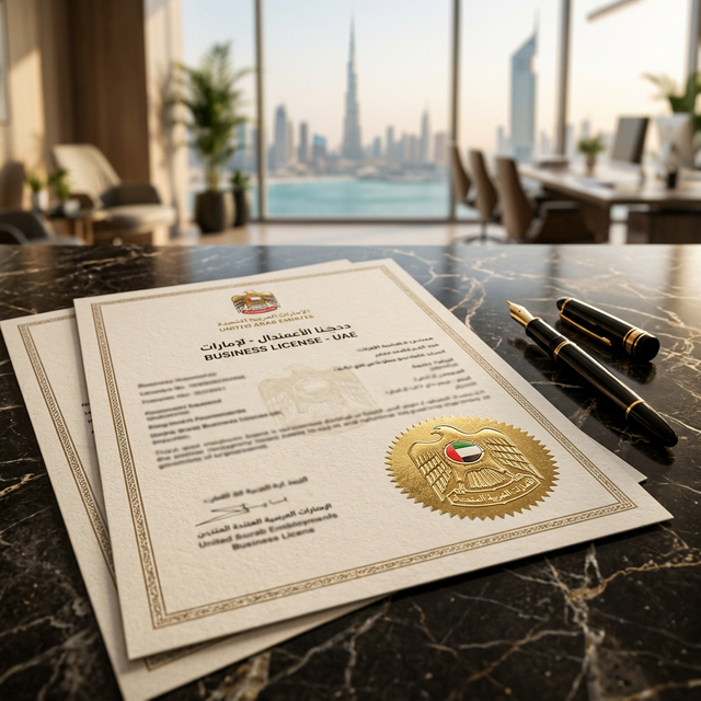UAE Business License Documents